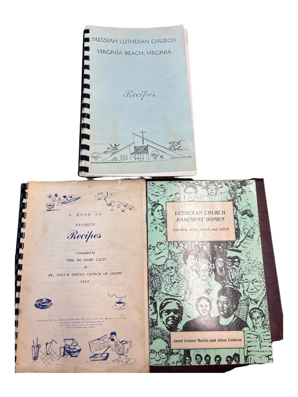 Cookbooks set of 3 community cookbooks  features tips, recipes and more